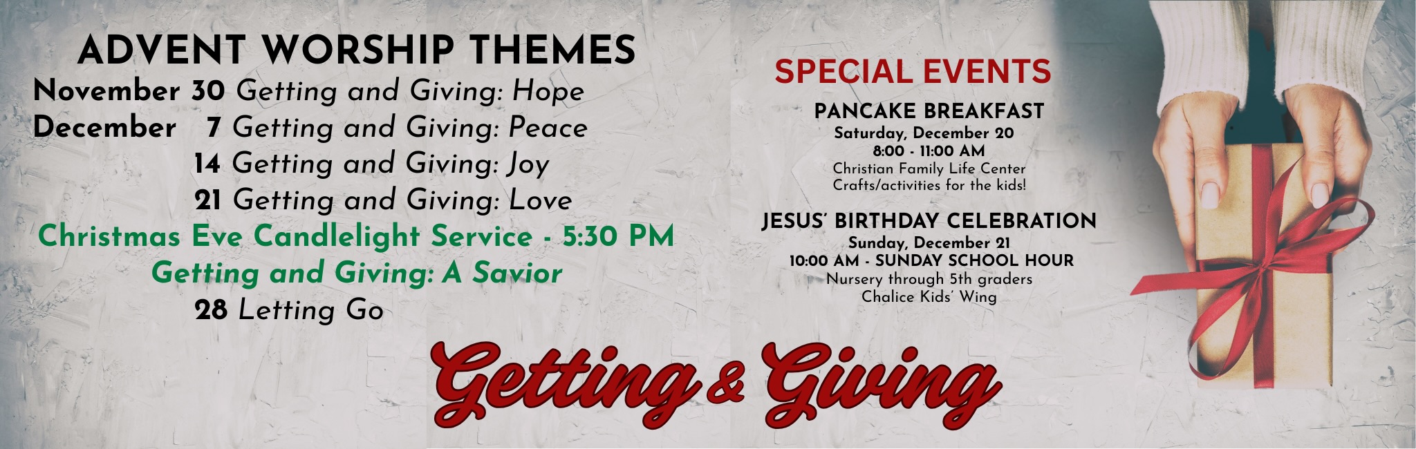 Advent Web site slider (2048 x 650 px)