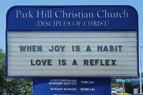 parkhillsign when joy